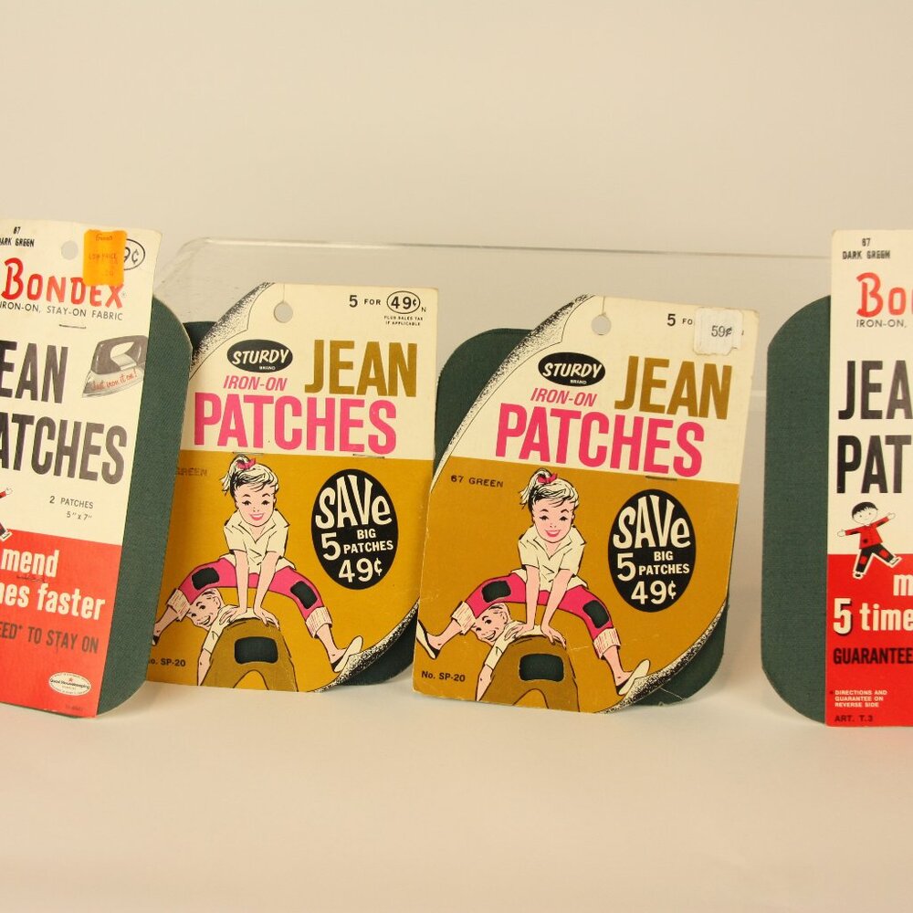 Vintage Jean Patches Lot NOS Old Stock